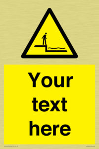 Custom Warning shallow water